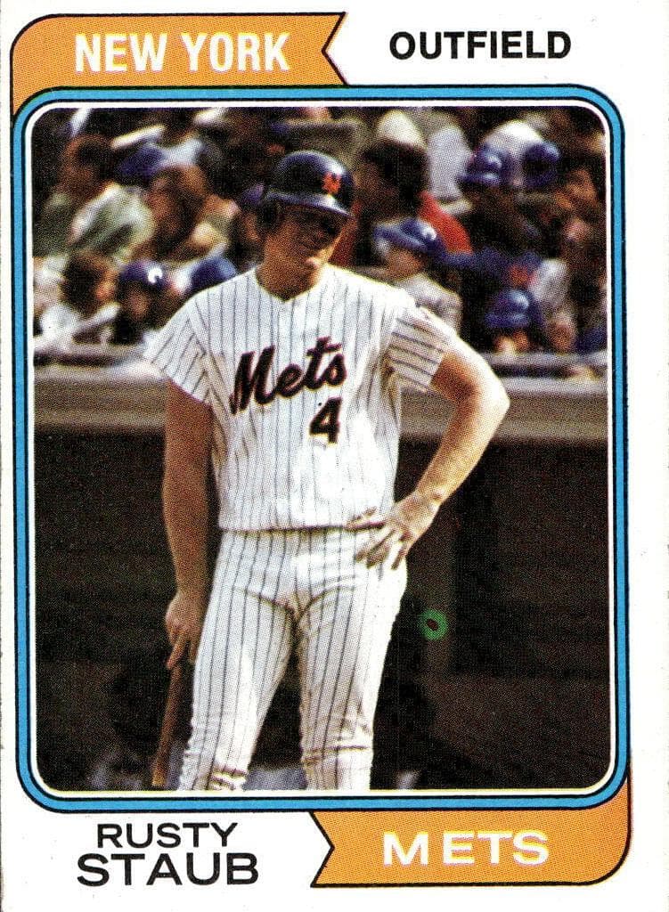 Rusty Staub 1974 topps