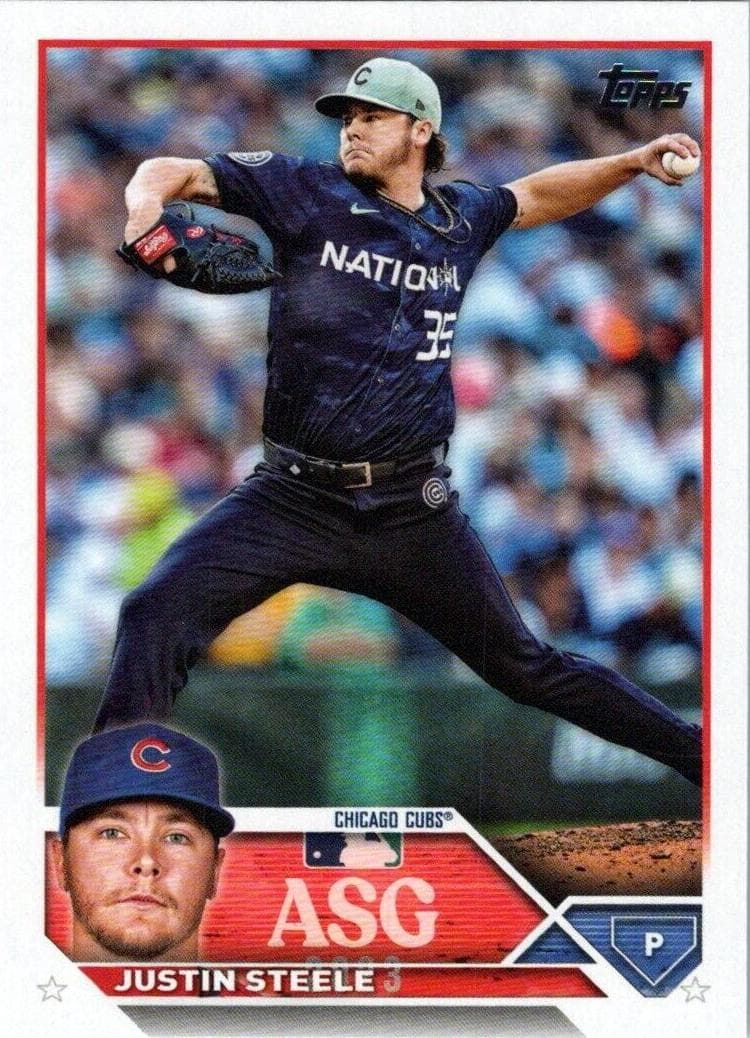 Justin Steele 2023 topps Topps Update