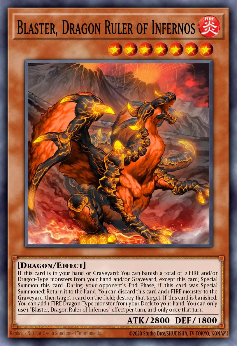 Blaster, Dragon Ruler of Infernos #SR14-EN008