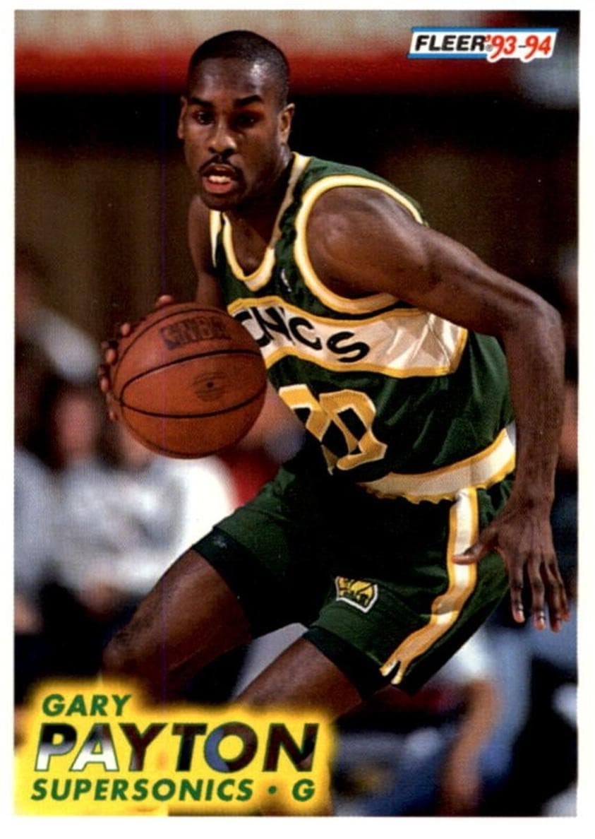 Gary Payton 1993 fleer