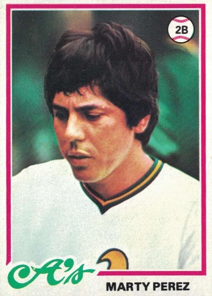 Marty Perez 1978 topps Topps