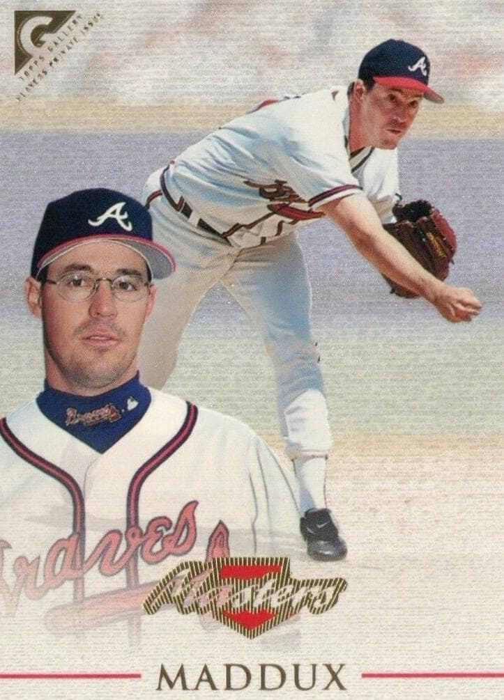 Greg Maddux 1999 topps Topps Gallery