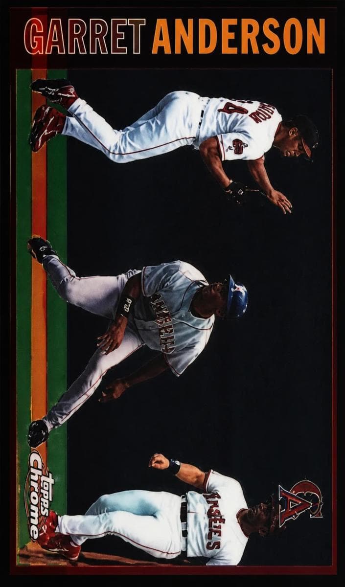 Garret Anderson 1997 topps Topps Chrome