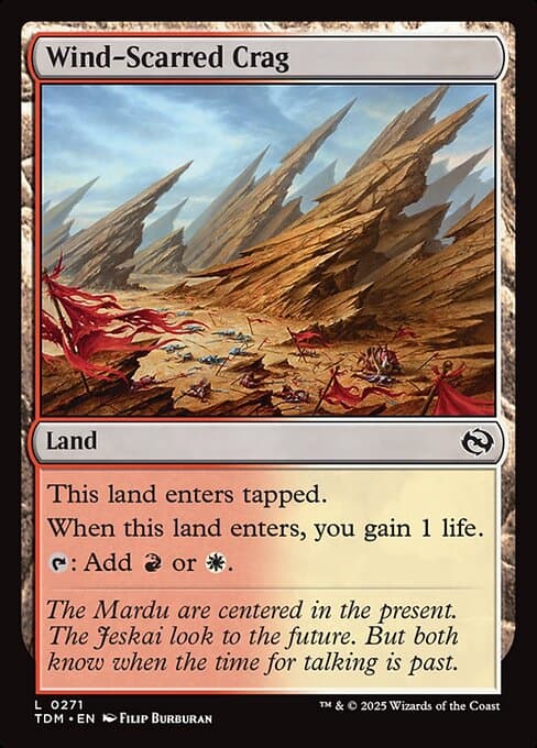 Wind-Scarred Crag 2019 Magic: The Gathering Commander 2019