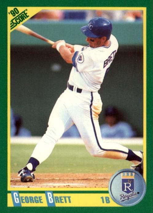 George Brett 1990 panini Score