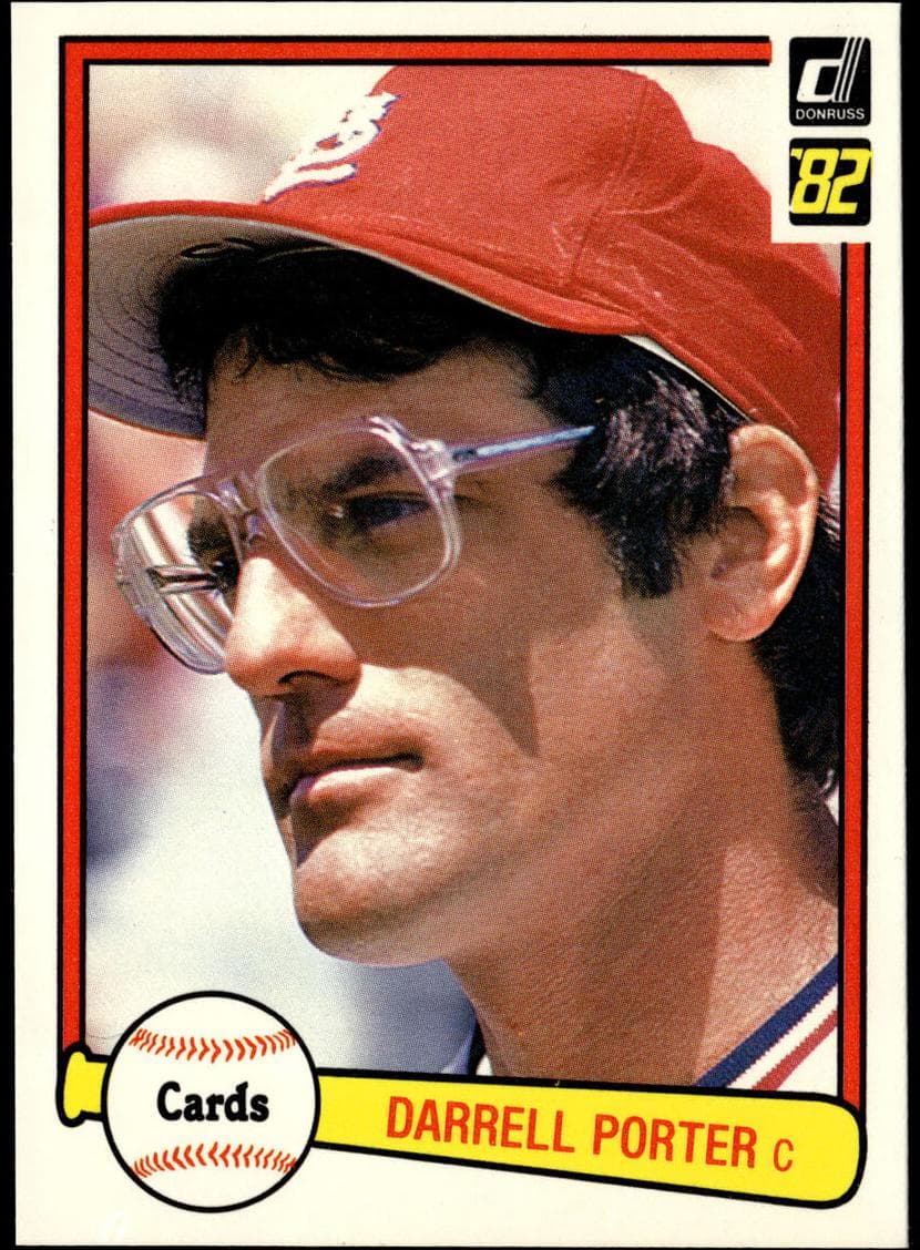 Darrell Porter 1982 panini Donruss