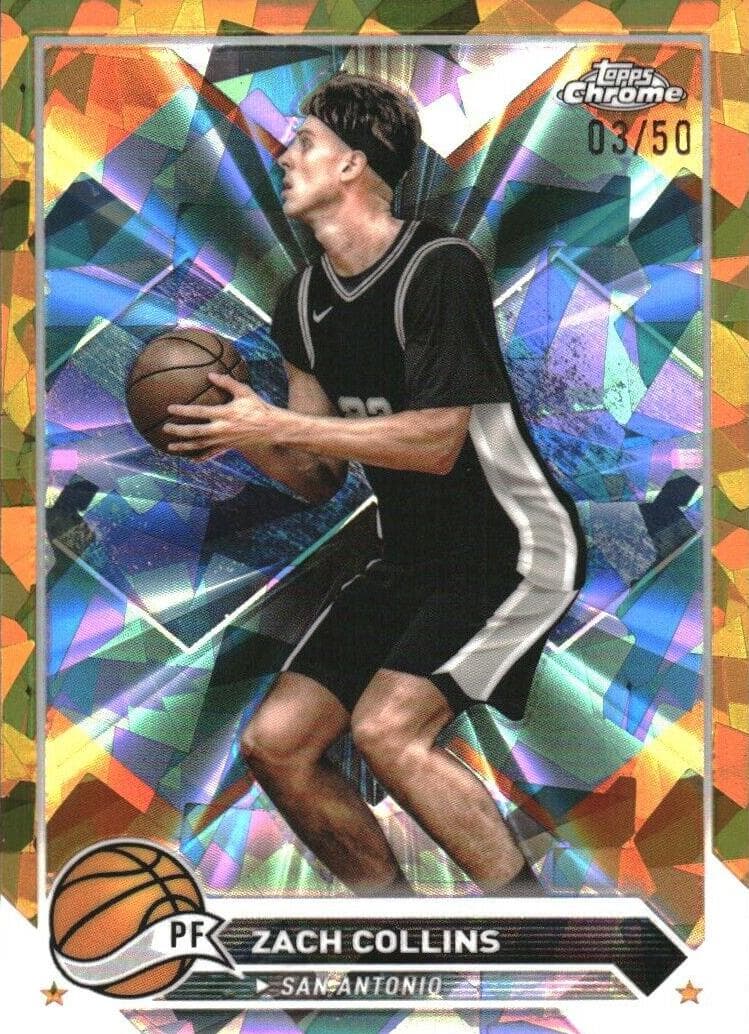 Zach Collins 2023 topps Topps Chrome Sapphire Edition
