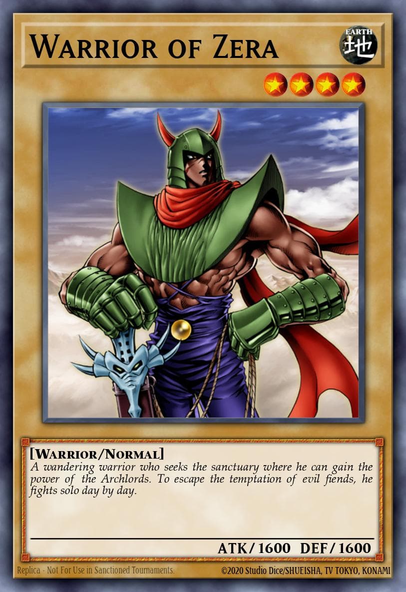 Warrior of Zera #YSD-EN006
