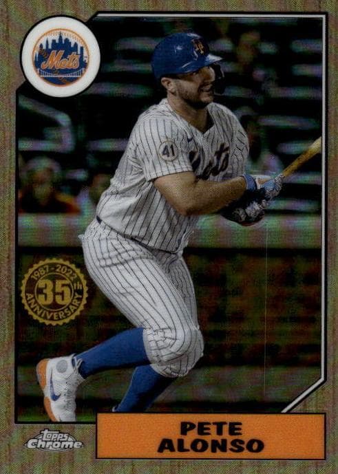 Pete Alonso 2022 topps Topps Chrome