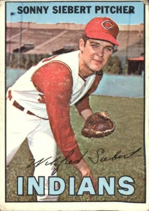 Sonny Siebert 1967 topps Topps