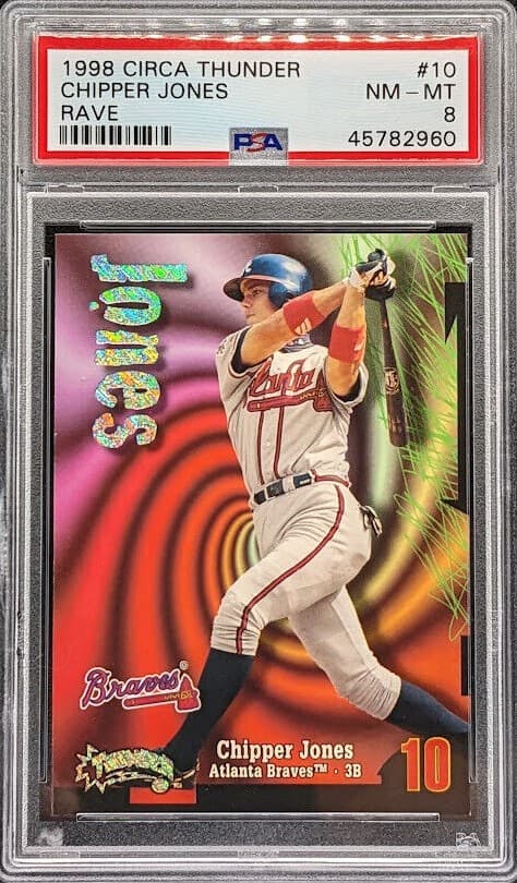 Chipper Jones 1998 fleer Fleer Tradition