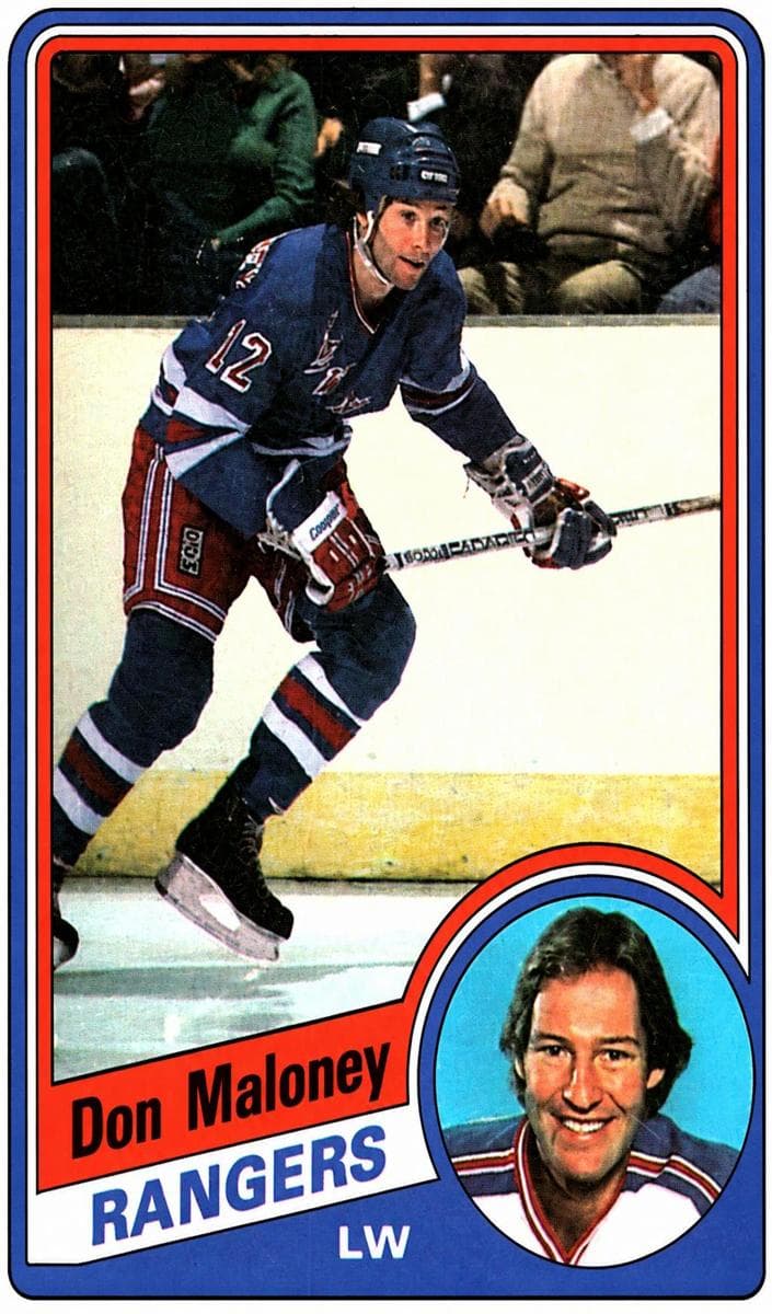 Don Maloney trading card