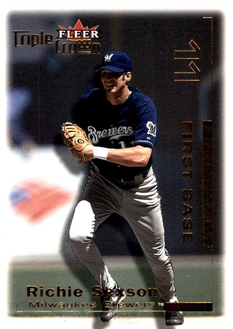 Richie Sexson 2001 fleer Fleer Triple Crown