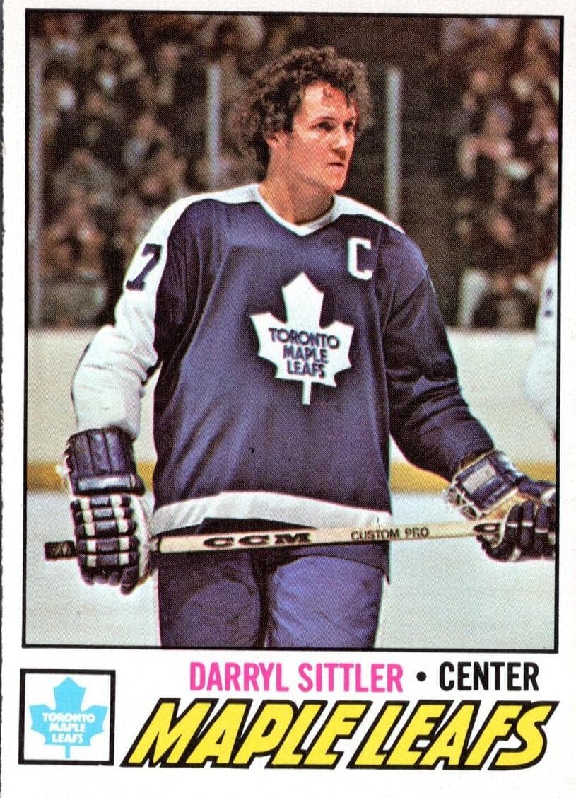 Darryl Sittler 1977 topps O-Pee-Chee