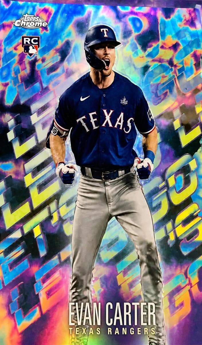 Evan Carter 2024 topps Topps Chrome
