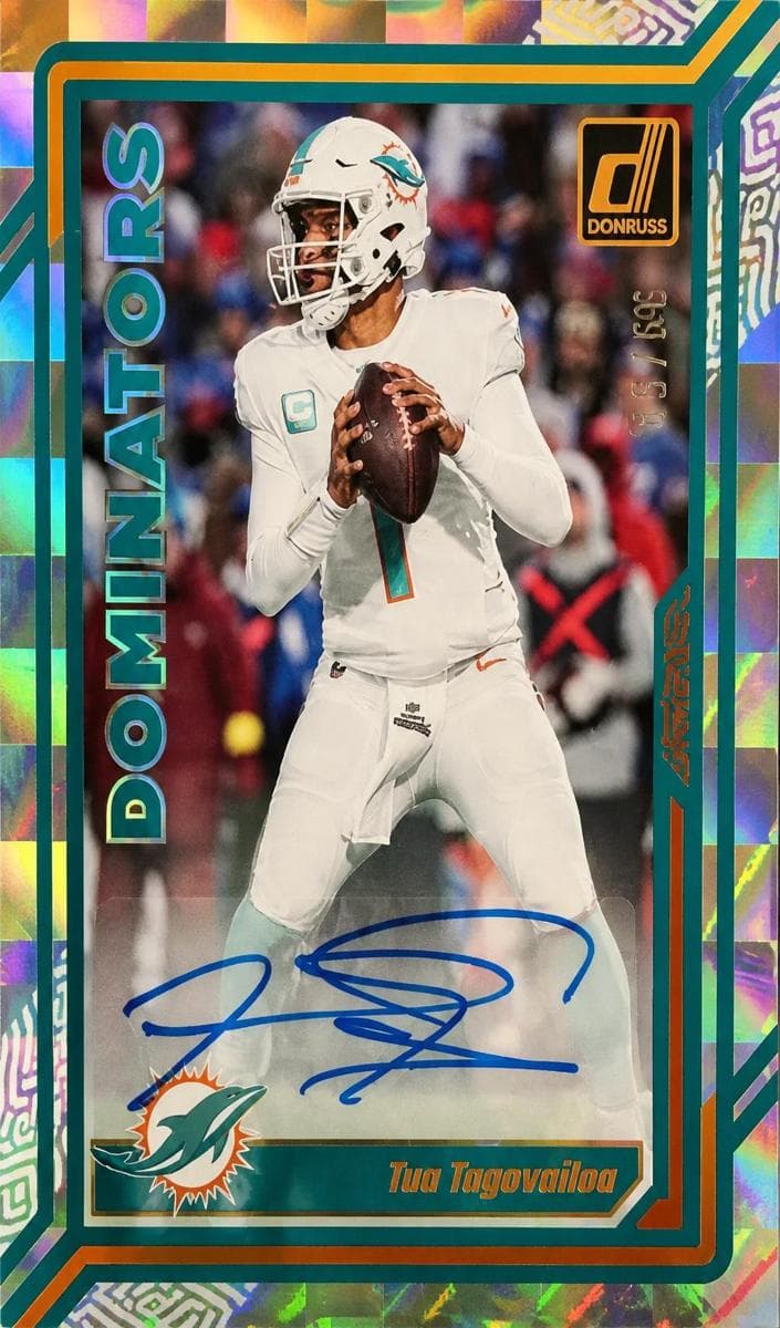 Tua Tagovailoa 2023 panini Panini Donruss