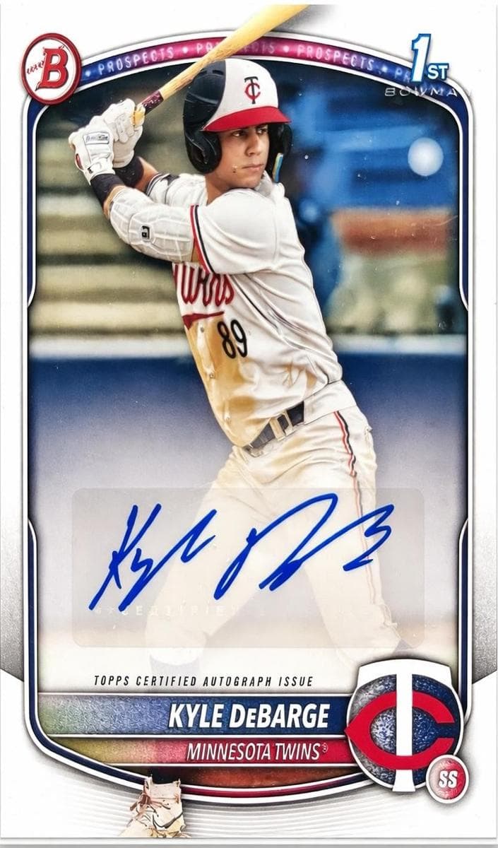 Kyle DeBarge 2025 bowman Bowman