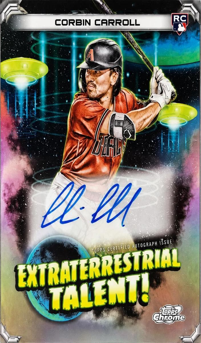 Corbin Carroll 2023 topps Topps Cosmic Chrome