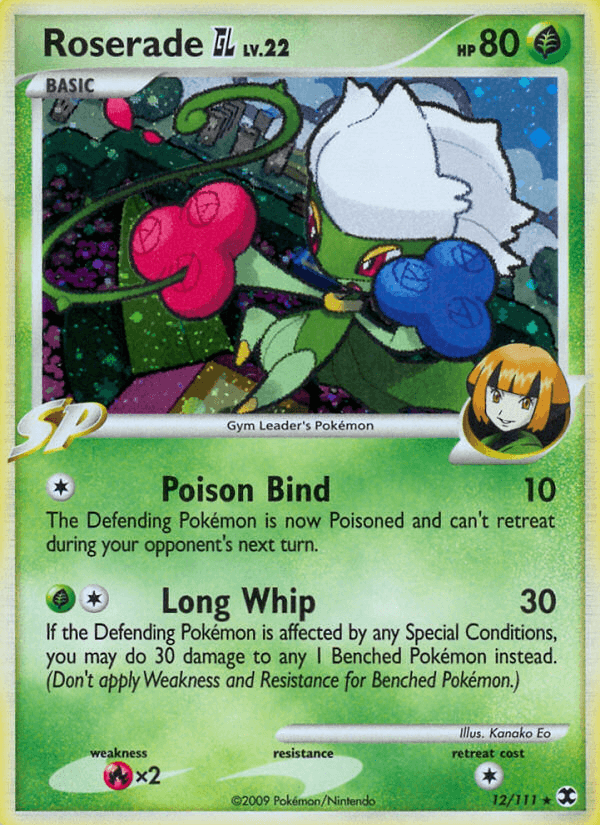 Roserade GL 2009 Pokemon Rising Rivals