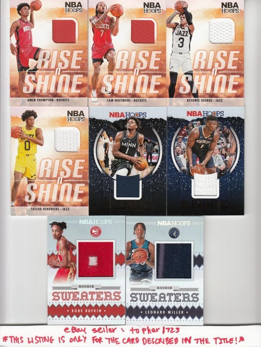 Cam Whitmore 2023 panini Hoops