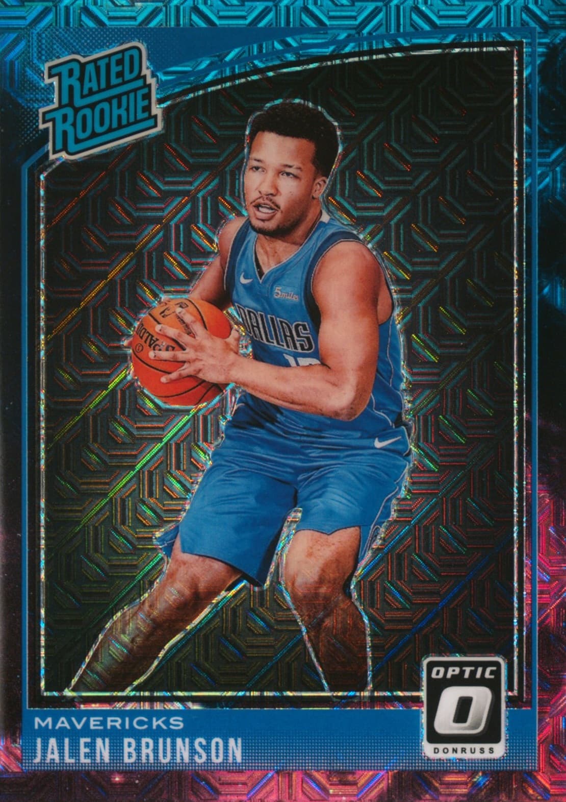 Jalen Brunson trading card