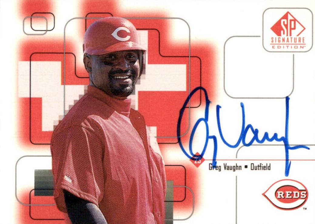 Greg Vaughn 1999 unknown SP Signature Edition