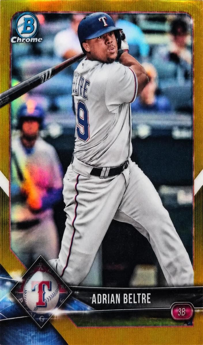 Adrian Beltre 2018 bowman Bowman Chrome