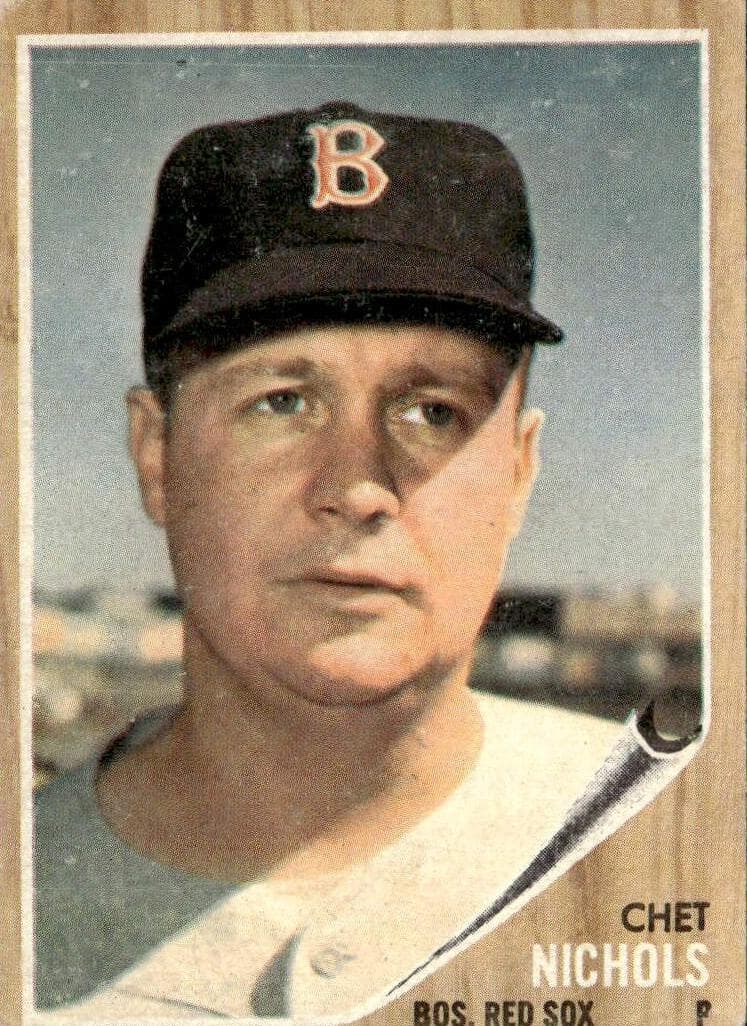 Chet Nichols 1962 topps Topps