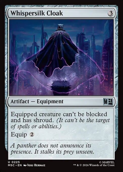 Whispersilk Cloak 2012 Magic: The Gathering