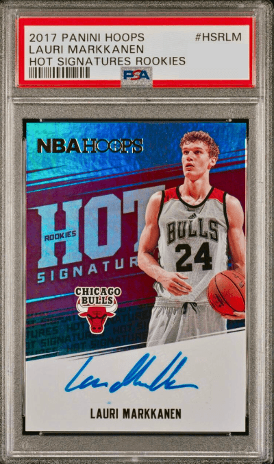 Lauri Markkanen 2017 panini Hoops