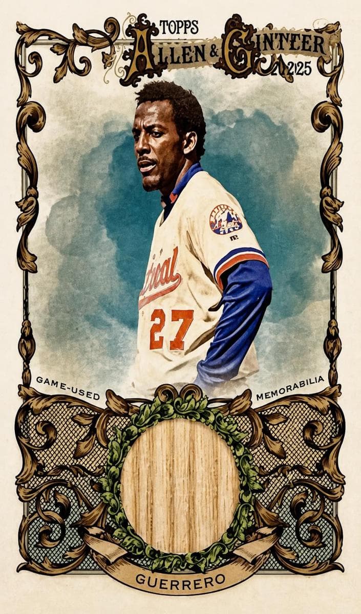 Vladimir Guerrero 2025 topps Allen & Ginter