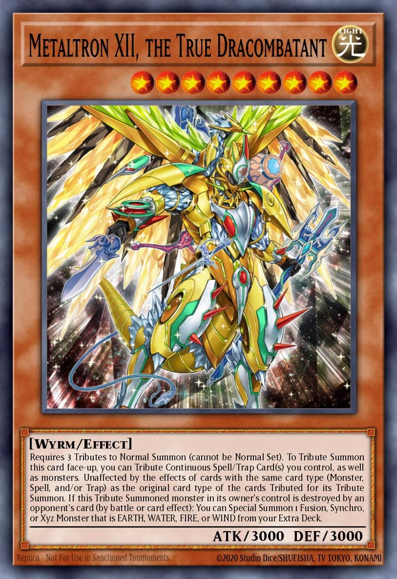 Metaltron XII, the True Dracombatant #MACR-EN025