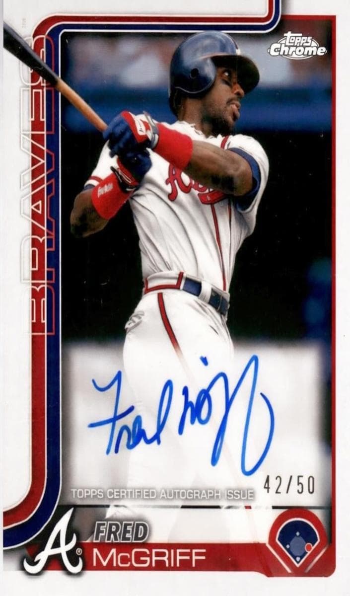 Fred McGriff 2025 bowman Chrome