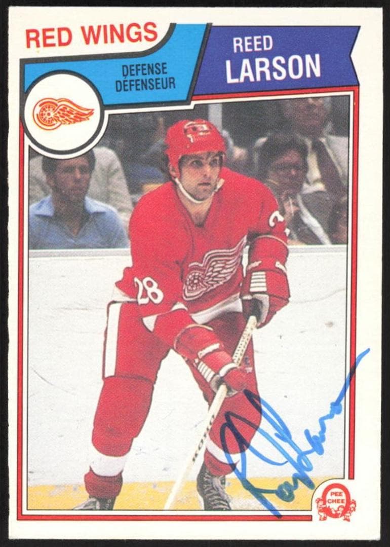 Reed Larson 1983 topps O-Pee-Chee