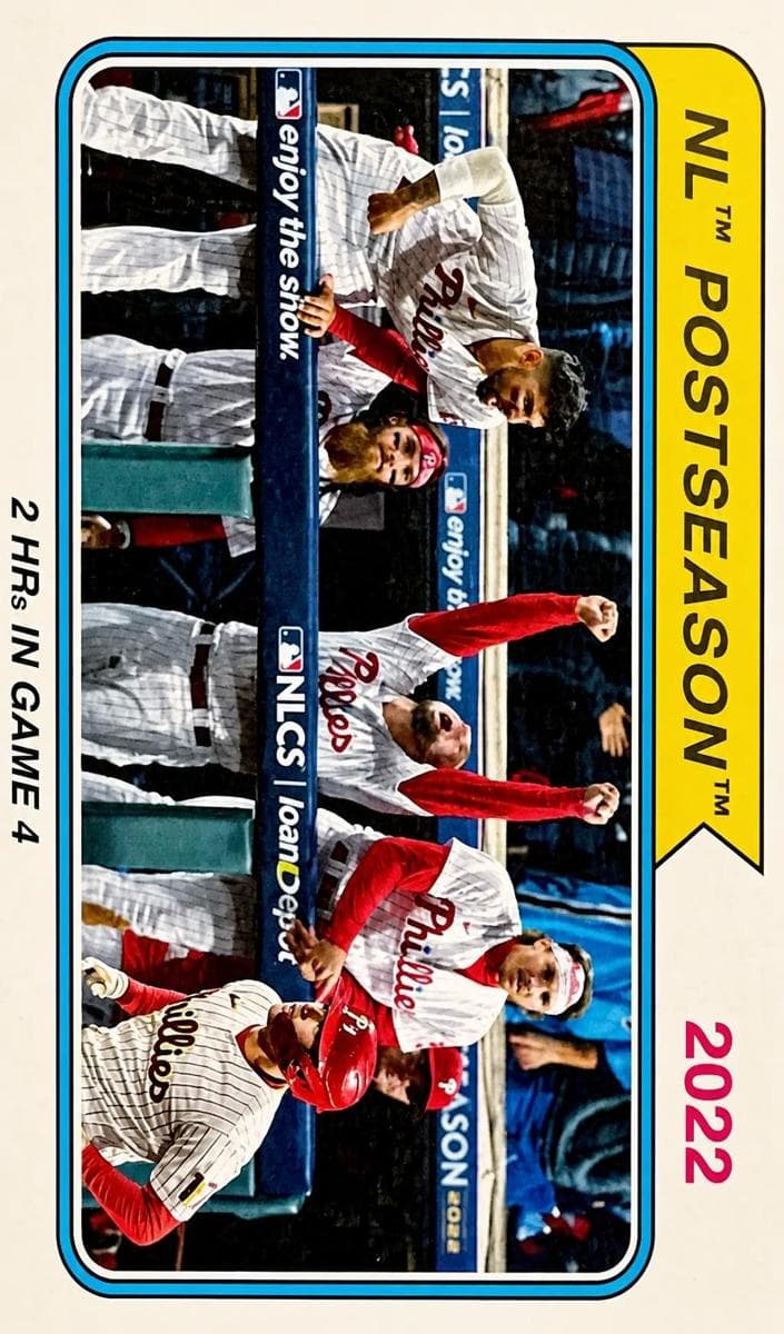 2 HRs in Game 4 2023 topps Topps Heritage