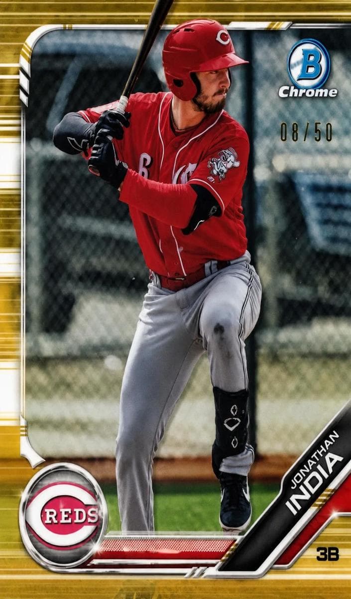 Jonathan India 2019 bowman Bowman Draft Sapphire Edition