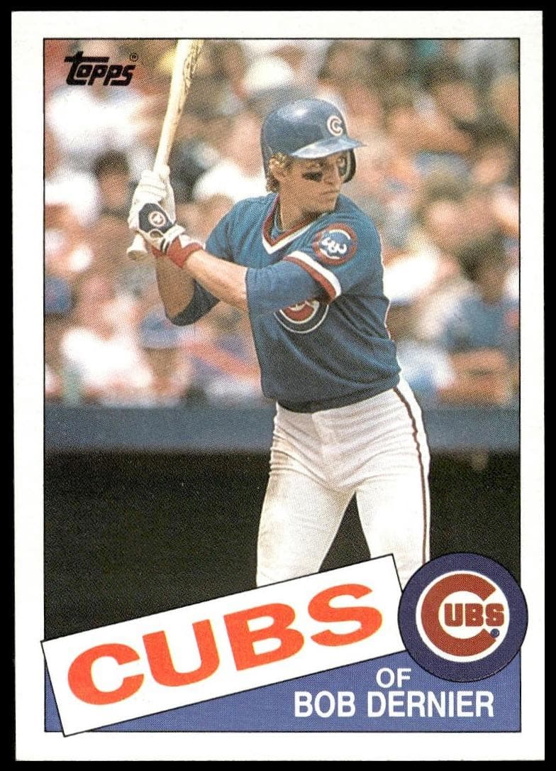 Bob Dernier trading card
