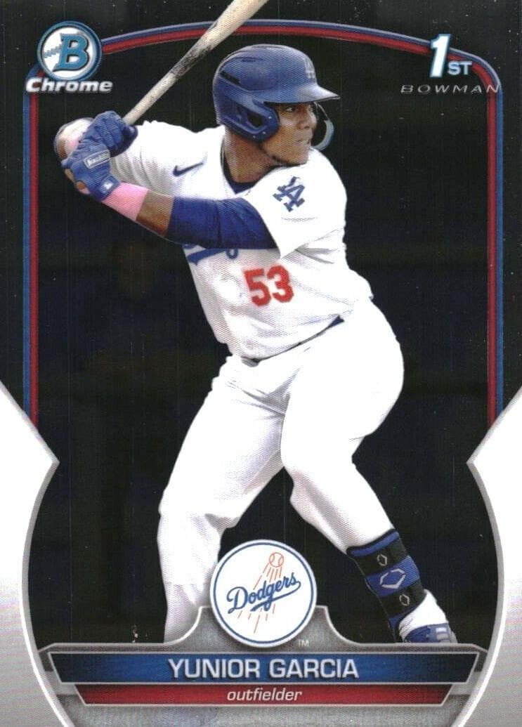 Yunior Garcia trading card