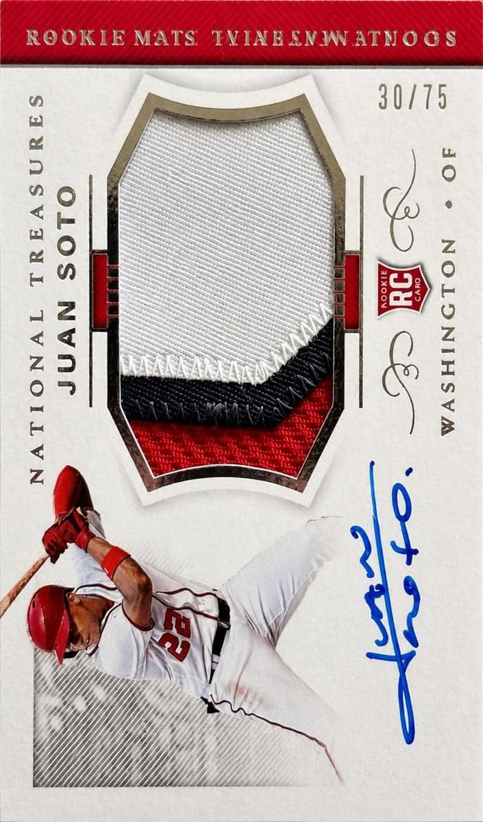Juan Soto 2018 panini
