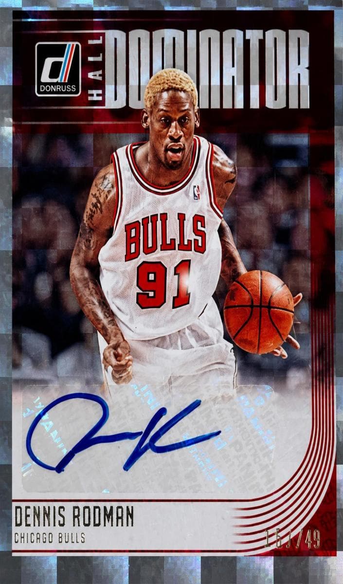 Dennis Rodman 2018 panini Donruss Optic