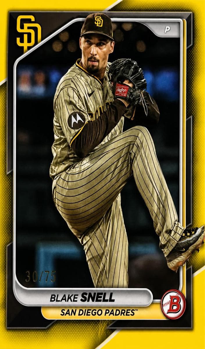 Blake Snell 2024 bowman Bowman
