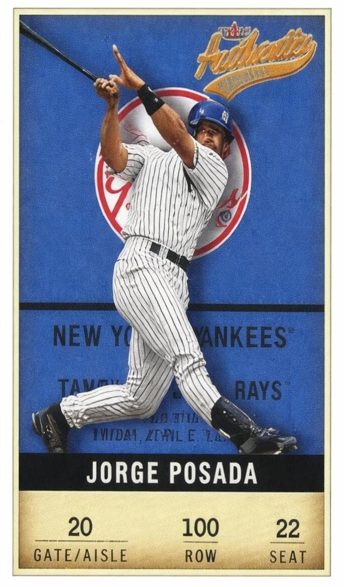 Jorge Posada 2002 fleer