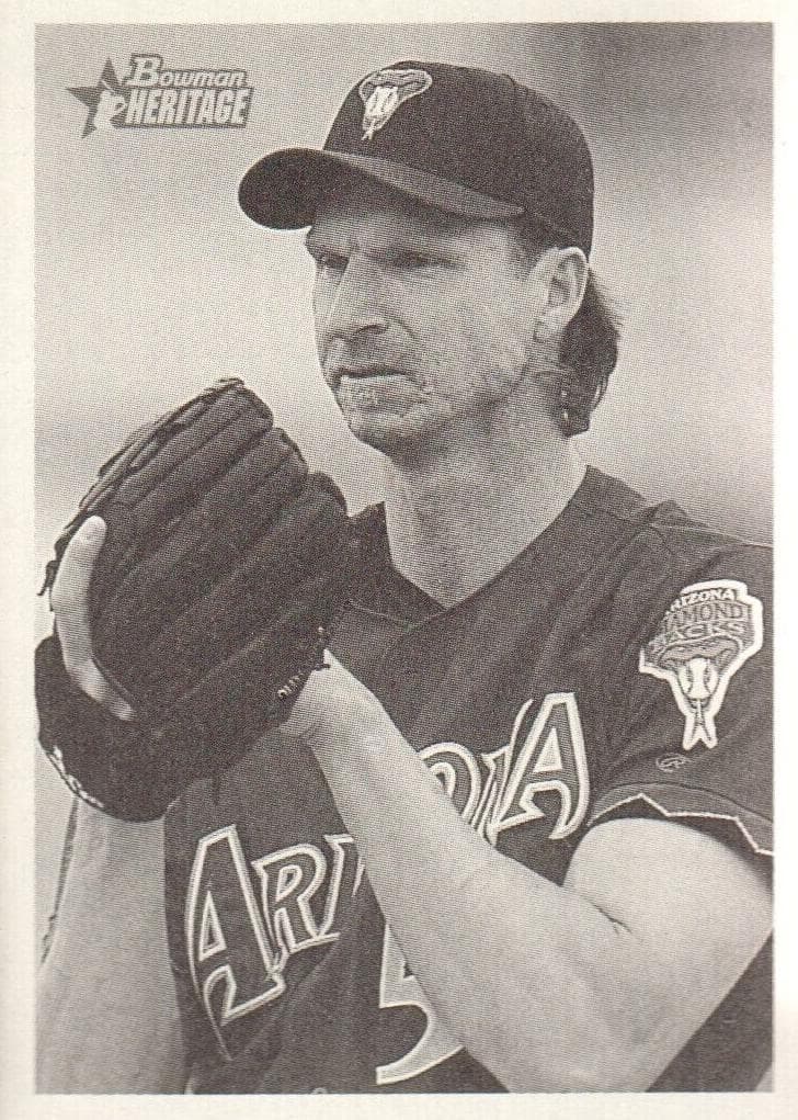 Randy Johnson 2001 bowman Bowman Heritage