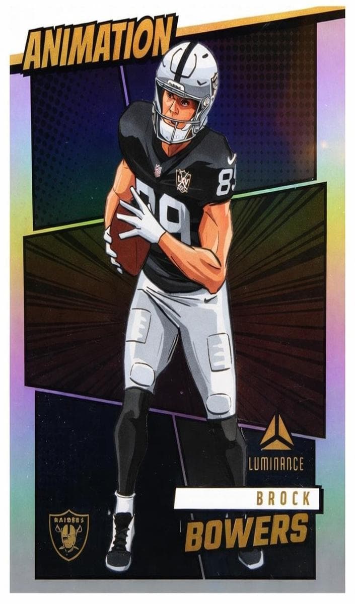 Brock Bowers 2025 panini Panini Luminance