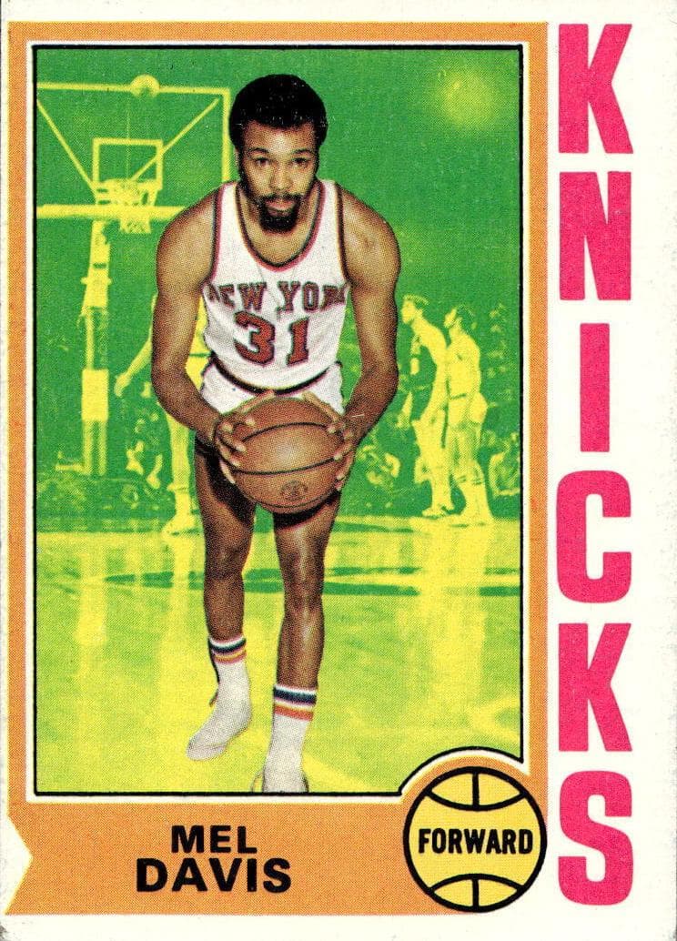 Mel Davis 1974 topps