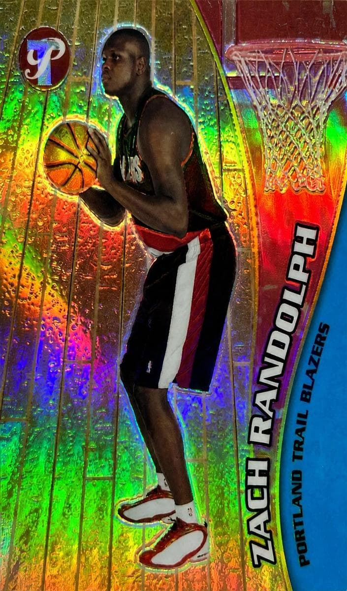 Zach Randolph 2001 topps Pristine Basketball Refractor