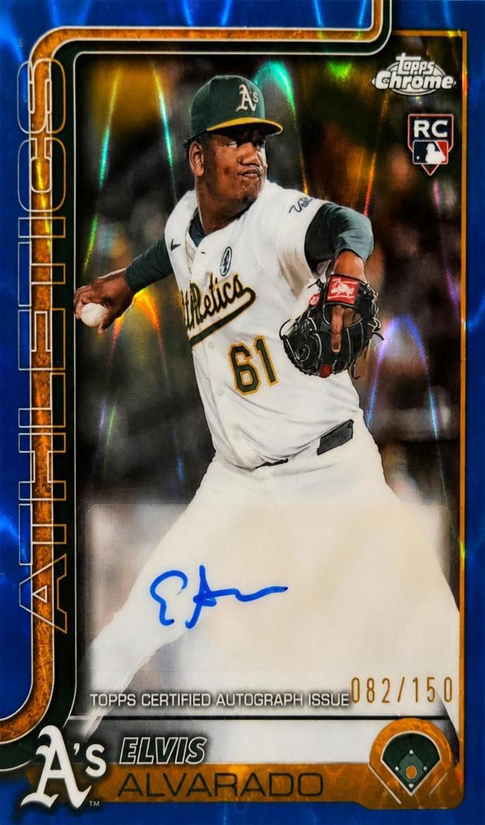 Elvis Alvarado 2025 topps Topps Chrome Update