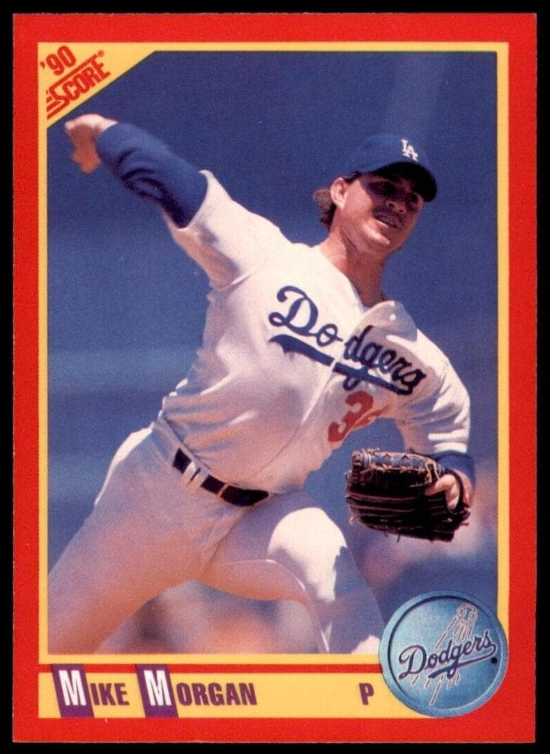 Mike Morgan 1990 panini Score