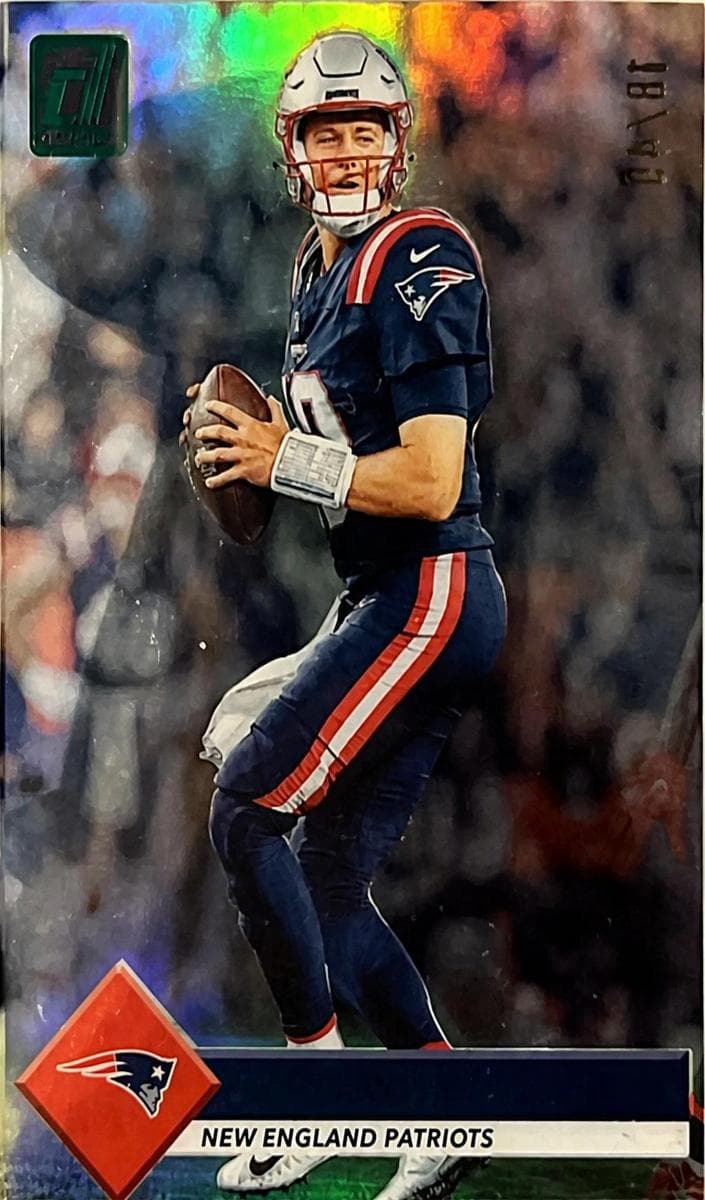 Mac Jones 2023 panini Clearly Donruss