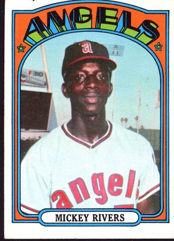 Mickey Rivers 1972 topps Topps